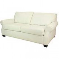 LOVESEAT-WHITE COTTON-2 SEAT C