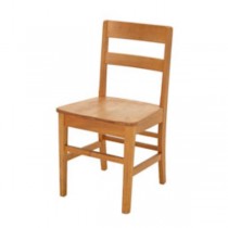 CHAIR-SCHOOL-ADULT-NAT WOOD