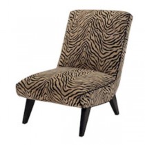 CHAIR-SIDE-ZEBRA-BLK LEG