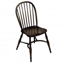 CHAIR-SIDE-WINDSOR-DK WALNUT