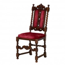 CHAIR-SIDE-WM&MARY-WALNUT-RED