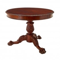 RD/Pedestal Table/Mahogany