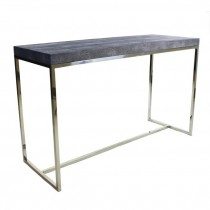 Table Console Grey Shagreen ch