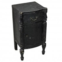 NIGHT STAND-Distressed Dark Wood