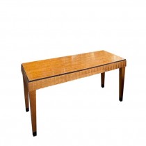 DESK-MAPLE W/BLK RIBBON SIDES