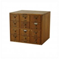 CABINET-FILE-CARD 12DRAWER