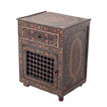 TABLE-END-BLK MOROCCAN