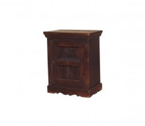 TABLE-END-DK WOOD GRILL