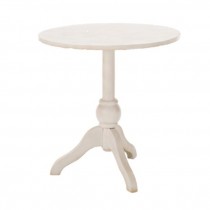 TABLE-END-24R-CREAM PEDESTAL