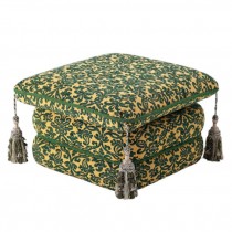 OTTOMAN-PILLOWTOP-GREEN TAPEST