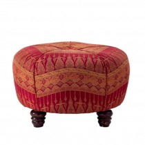 OTTOMAN-29R-RED/GLD PERSIAN