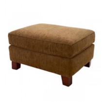 OTTOMAN-BROWN- CORDUROY