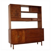 BOOKCASE-DANISH MOD-OPEN TOP