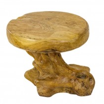 Tree Trunk End Table