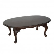 TABLE-COFFEE-CHERRY OVal