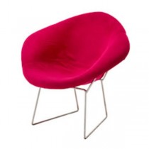 CHAIR-CLUB-HOTPINK ULTRASUEDE