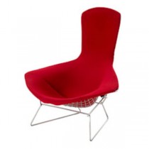 CHAIR-BIRD-RED WOOL