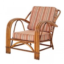 CHAIR-RATTAN W/STRIPE
