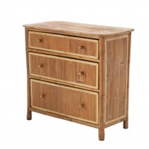 CHEST-3 DRAWERS-BAMBOO