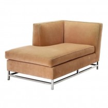 CHAISE-62IN-CAMEL VELVE