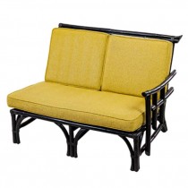 Settee-RAF Dark Bamboo-Yellow