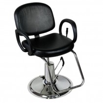 CHAIR-SALON-BLACK-RECLINING