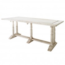 TABLE-DIN-35X78-WHITE-TRESTLE