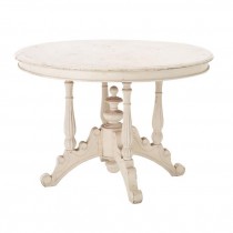 TABLE-DIN-42R-WHITE-PED W/4 BA