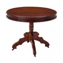 TABLE-DIN-35"D-WOOD-PED-WHEEL