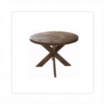 TABLE-HALL-NATURAL-X WOOD BASE