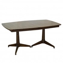 Table-Midcentury Mondern Walnut-W/Leaf