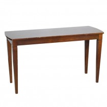 CONSOLE TABLE-BURLED CHERRY