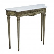 CONSOLE-PAINTED-FAUX MARBLETOP