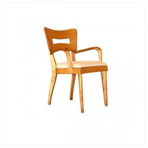 CHAIR-ARM-NATURAL W/BEIGE