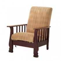 CHAIR-ARM MISSION DK OAK