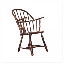 CHAIR-ARM WINDSOR DK WOOD NICT