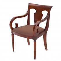 ARM CHAIR-SPLATBACK-RED