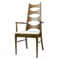 Chair-Arm Chair W/Cat Eye Back/Diningroom