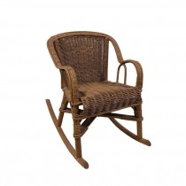 CHAIR-CHILD'S ROCKER BRN WICKE