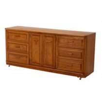 DRESSER-TRIPLE-LT OAK-2DRS/9DW