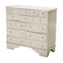 DRESSER-SET-WHITE 14DRAWER