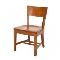 CHAIR-SIDE-LT OAK-SMOOTH CURVE