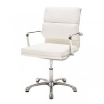 CHAIR-OFFICE-WHITE EARL-SWIVEL