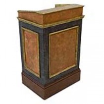 LECTERN-FAUX MARBLE-PANEL FRON