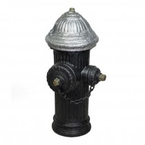 FIRE HYDRANT-FAKE-BLACK/SILVER