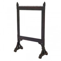 FIREPLACE SCREEN-VICT-BLK WOOD
