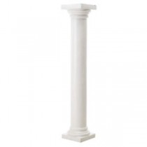 COLUMN-WHITE-FIBERGLASS