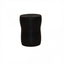 PEDESTAL-17H-DARK SHAPED WOOD