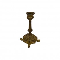 CANDLESTICK-6"BRONZE BAROQUE