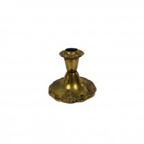 CANDLEHOLDER-BRASS-SHORT-ORNAT